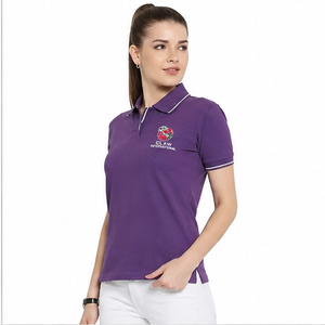 เสื้อโปโลผู้หญิง แขนสั้น ใส่สบาย ระบายอากาศได้ดี มีหลายสีและหลายขนาด สำหรับใส่ในช่วงฤดูร้อน - Product Image 4