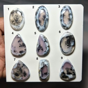 Ópalo Dendrítico Natural Único, Gema Suelta con Patrón en Forma de Árbol, Cabujón de Piedra de Formas Mixtas, Competitivo al por Mayor para Fabricación de Joyas - Product Image 2