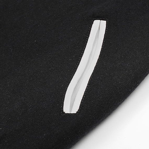 Canvas Solid Varsity College Jackets Wholesale Blank Custom Logo Plain Letterman Baseball Jacket for Men - Product Image 3