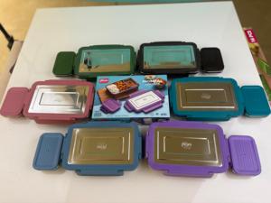Anax Stainless Steel <b>Lunch</b> <b>Box</b> 2 <b>Compartments</b> Large Capacity Lightweight Leak Proof Bpa Free Rectangle Modern Design Insulated - Product Image 1