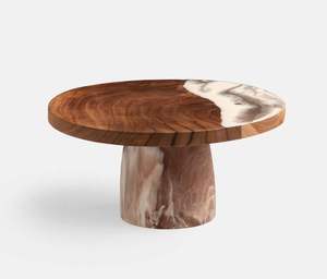 Soporte de Madera Decorativo para Tartas de Navidad o Cumpleaños, Utensilios de Mesa, Soporte para Tartas de Frutas, Estilo Clásico para Cumpleaños - Product Image 4