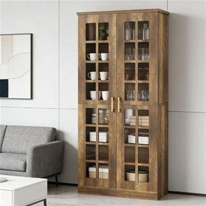 Mobili Moderni con Ante e Ripiani Regolabili per la Conservazione di Stoviglie nel Soggiorno - Product Image 2