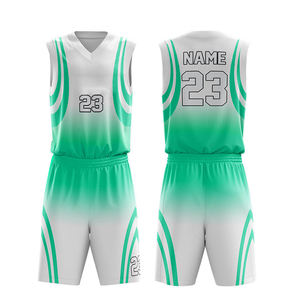 Custom Pink White Gradient Basketball Jersey Shorts Set Sleeveless V-Neck Sublimated Print Breathable Mesh Uniform Adult Unisex - Product Image 5