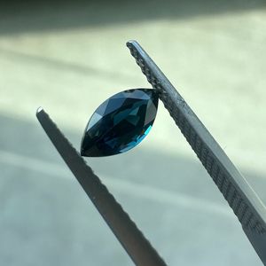 Zafiro natural azul verdoso talla marquesa, piedra preciosa suelta facetada para fabricación de joyas, diseño al por mayor - Product Image 3