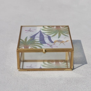 Boîte de rangement et organisateur de bijoux de luxe en verre imprimé, modèle 2026, vente en gros, sur mesure - Product Image 5