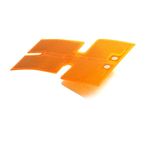 ฮีตเตอร์โพลีอิไมด์ ฮีตเตอร์ PI ขนาด 5"x5" ฮีตเตอร์แบบยืดหยุ่นสำหรับยานยนต์ ฟิล์มทำความร้อนกันน้ำ แผ่นทำความร้อนแบบยืดหยุ่น - Product Image 1