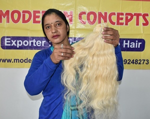 Vendeur vierge en gros brut sans traitement chimique Paquets originaux crépus blonds ondulés Extensions de cheveux humains vietnamiens - Product Image 3