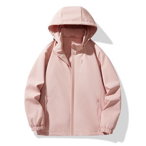 Veste polaire zippée unisexe pour femme Edoor Wears, vêtements de sport personnalisés, imperméable, 100% polyester, streetwear, manteau d'hiver - Product Image 3