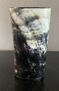 Vaso de cuerno de búfalo, vaso vikingo, vaso hecho a mano, accesorios ecológicos para bebidas - Product Image 3