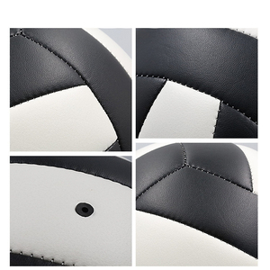 Ballon de volley-ball professionnel d'intérieur taille 5, couleur personnalisée, nouveau style, en cuir, pour compétition - Product Image 5