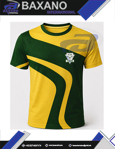 T-shirt à manches courtes pour homme Chi Eta Phi Sorority, imprimé géométrique vert et jaune, coupe classique, 100% coton respirant, t-shirt pour femme - Product Image 3