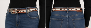 Cinturones de Cuero con Pelo de Vaca Estilo Vaquero, Accesorios de Cuero Personalizados al por Mayor de Divine International - Product Image 4
