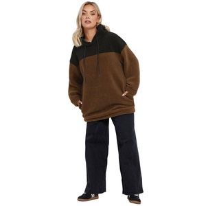 Custom Manufacturers Sherpa Fluffy <b>Fleece</b> Hooded Thick Warm Heavyweight Winter Women's <b>Teddy</b> Jacket Rhinestone Embellishments - Product Image 5