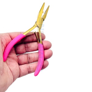 Pinza Profesional para Cierre de Extensiones de Cabello |   Alicate para Crimpar Anillos Micro |   Alicates de Instalación de Anillos Nano con Microperlas de Acero Inoxidable - Product Image 3