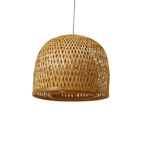 Eco-Friendly Natural Bamboo <b>Chandelier</b> <b>Shade</b> Modern Japandi Woven Ceiling Pendant <b>Lamp</b> for Hotel Restaurant Cafe Lounge Décor - Product Image 3