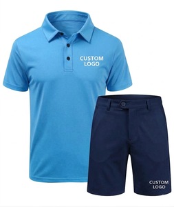 Ensemble polo et short pour homme, tenue de golf athlétique, vêtements de sport décontractés d'été, vêtements de sport, vêtements d'entraînement, ensemble assorti haut et bas - Product Image 6