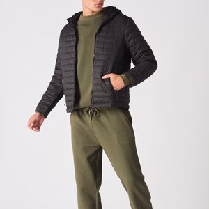 Factory Winter New Arrival <b>Long</b> Sleeve Puffer <b>Men</b> <b>Jacket</b> with Customized Logo Printed Stand Collar Wholesale Factory Manufacture - Product Image 4