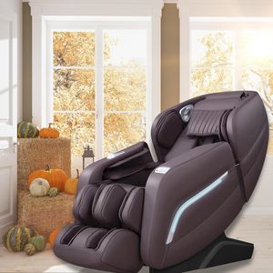 Sillón de Masaje de Cuerpo Completo con Gravedad Cero, Sillas Reclinables de Masaje Shiatsu con Modos Automáticos, Rodillos para Pies, Calentamiento de Cintura y Pantorrillas, Yoga Tailandés - Product Image 2