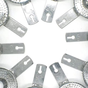 Azicon - Bandejas de Impresión Dentales Perforadas - Juego Superior e Inferior de Acero Inoxidable Reutilizables y Autoclavables para Alginato - Product Image 5