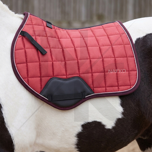 Classic Close Contact <b>Square</b> Saddle Pad Eco-friendly <b>Foam</b> Lightweight Professional Jumping Dressage Horse Riding Gear Polyester - Product Image 2