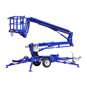Towable Boom Lift Cherry picker Boom Lift 45 ° dốc thích ứng cho kho & sửa chữa tàu - Product Image 1