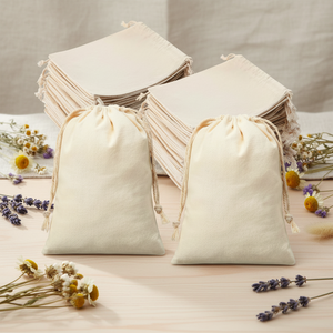Bolsas/Estuches de Muselina Tejida Personalizables, Impresas Digitalmente en Algodón, con Cordón Ajustable, Ecológicas, Lavables, para Regalos Promocionales - Product Image 6