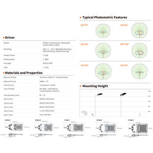 โคมไฟถนน LED แบบเหนี่ยวนำ50W-200W สำหรับสวนแบบออฟโรด150W IP66 IP67 - Product Image 5