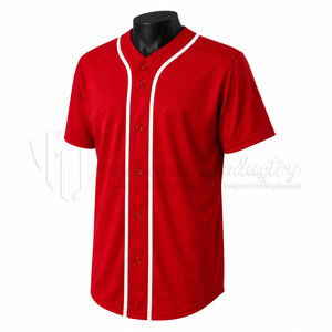 Custom Full <b>Button</b> Baseball Jersey Quick Dry Team Sports Uniform Premium Athletic <b>Shirt</b> OEM ODM Wholesale Manufacturer - Product Image 3