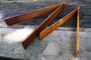Teak Wood Salad <b>Tongs</b> Elegant Housewarming & <b>Kitchen</b> Gifts for Buyers - Product Image 4
