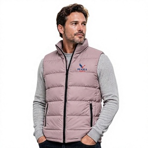Chaleco Acolchado con Capucha para Hombre, Cálido para Invierno, Sin Mangas, Ajuste Holgado, Prenda Exterior - Product Image 1