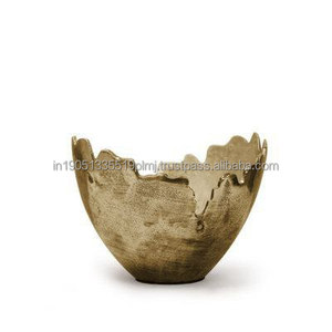 Ventes en gros de bols en aluminium écologiques de luxe pour centre de table de fête, service de nourriture, finition nickelée - Product Image 2