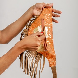 Mayorista Vintage Estilo Bohemio Señoras Monedero de Cuero Cartera de Invierno Tarjeta de Crédito Titular Embrague con Cinturón - Product Image 6