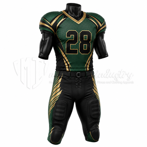 Conjunto de Uniforme de Fútbol Americano Personalizado, Jersey Acolchado y Pantalones, Ropa Deportiva de Equipo, OEM, ODM, Marca Privada - Product Image 3