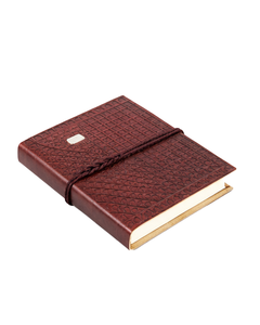 Embossed Leather <b>Journal</b> Notebook Vintage <b>Writing</b> Diary Blank Sketchbook with Elastic Closure Travel <b>Journal</b> Gift for Man Women - Product Image 3