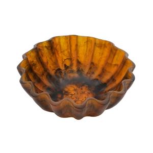 Petit bol de service rond en acacia de 6 \ "de diamètre et 2.5 \" de hauteur pour fruits ou salades Bol simple - Product Image 1