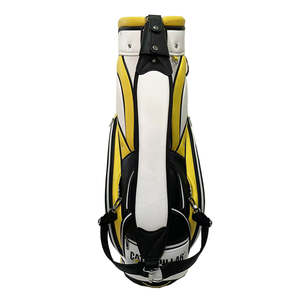 Bolsa de Golf Impermeable Bagnex, Mate, de PU, Ligera, con Logotipo Bordado Premium, Amarilla, con 3 Divisiones - Product Image 3