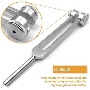 ส้อมอะลูมิเนียมปรับเสียง128Hz 512Hz, ค้อนอลูมิเนียมสำหรับการปรับระบบประสาทการทดสอบการรักษาเสียง narce HAM Enterprises - Product Image 3