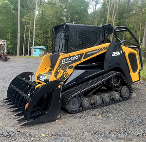 Cargadora compacta sobre orugas RT120F 2019 con cucharón de agarre lista para trabajar - Product Image 6