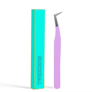 Juego de Pinzas para Pestañas con Logotipo Personalizado, Nuevo Diseño de Corazón, Puntas de Fibra, Acero Inoxidable, Suministros de Belleza para Extensiones de Pestañas, OEM - Product Image 6