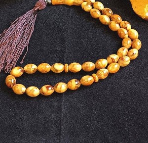 TIMELESS CRAFT TS-421 Tasbih de Resina Ecológico Estilo Ángel Color Amarillo Hecho a Mano Cuentas de Oración Misbaha Árabe Forma Personalizada - Product Image 5