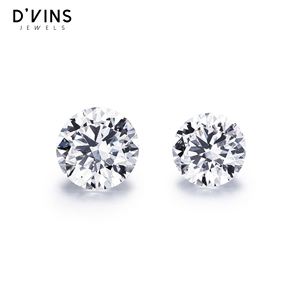 Diamantes Sueltos Cultivados en Laboratorio HPHT/CVD, Corte Brillante Redondo, Color D, de D'vins Jewels - Product Image 1