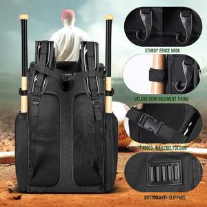 Large Capacity Baseball Catcher Bag with Multi-Pockets, Water-Resistant Softball Gear <b>Backpack</b> - Product Image 2