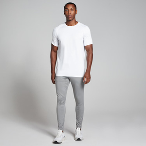 Camiseta Deportiva Blanca de Manga Raglán para Hombre, Poliéster de Secado Rápido, Transpirable, para Entrenamiento, con Logotipo Personalizado - Product Image 3