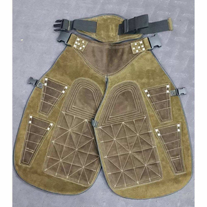 Professional Premium Farrier Half <b>Chaps</b> CE ISO-13485 Certified Durable Strength Cow Leather for Horse Shoeing Equestrian - Product Image 4
