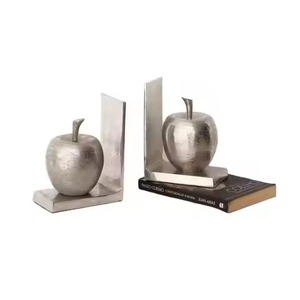 Aluminium Modern Antler Bookend Study Home Desk Organizer <b>Shelve</b> Gift for Book Lover Book End Home Living Room Office Decoration - Product Image 2