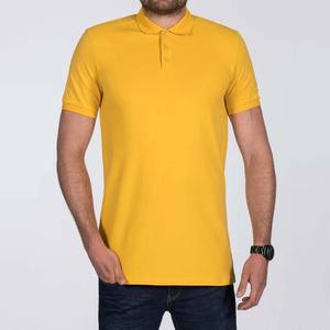Chemise de sport décontractée de haute qualité avec logo et étiquette personnalisés, vêtements pour hommes, couleur jaune, polos - Product Image 6