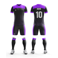 Grosir Jersey Sepak Bola Unisex Kustom Musim Baru 2026, Seragam Olahraga Lengan Pendek Set Cetak