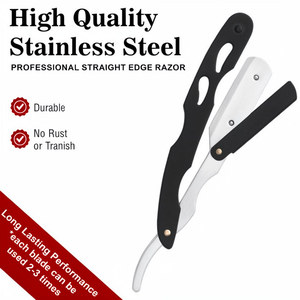 Professional Men's Portable Straight Cut <b>Razor</b> <b>Single</b>-<b>Blade</b> Barber Straight <b>Razor</b>-Premium Quality 100% Stainless Steel - Product Image 3