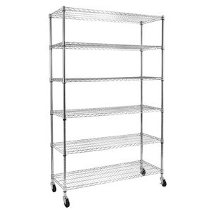 Scaffalatura in Acciaio a 6 Ripiani per Stoccaggio ad Alta Resistenza - Product Image 4