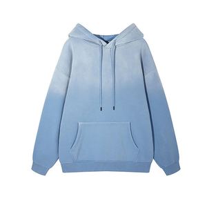 Sweat-shirts à capuche oversize pour hommes, effet délavé, personnalisables avec logo, style streetwear, effet soleil éclairé, service OEM – Vente chaude - Product Image 1